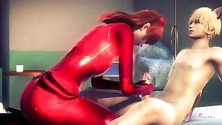 Evangelion Asuka – Is Asuka Femboy Ready To Swallow All That Cum?