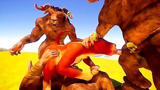 3D Furry Monster For 1 Furry Girl