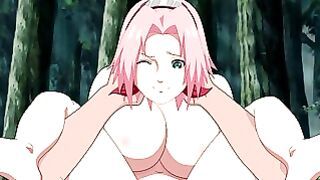 Naruto X Sakura Cowgirl Hentai