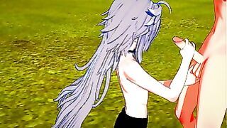 Genshin Impact Yaoi – Razor Handjob And Fucked By Diluc – Japanese Asian Manga Anime Game Porn Gay