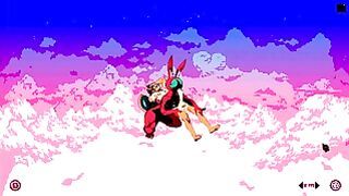 Furry Game Cloud Meadow Guy In Pink Bunny Costume Strapon From The Main Character