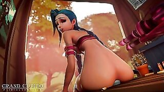 Jinx League Of Legends Took The Break From Fights Anal Dildo