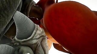 Eva And Furry Monster In 69 Position And Anal Penetration