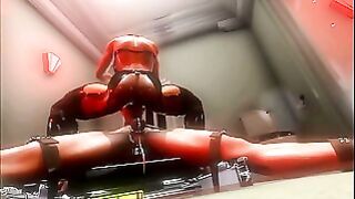 Citor3 3D SFM VR Sex Game Huge Tits Latex Mistress Electro Stimulation Precum Riding And Milking