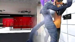 Heat Anthro Futa Furry Dragon Sex With Furry Fox Sex Standing Under The Shower
