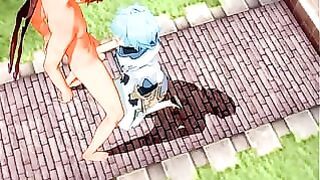 Genshin Impact Yaoi – Tartaglia X Chongyun Hardsex – Sissy Crossdress Japanese Asian Manga Anime Game Porn Gay