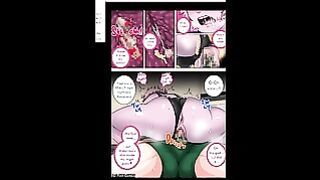 Lewd Comic/Doujin Real Time Dub “My Harem Academia ” Deku X Mina Part 3 Feat. Kronosva & My Cat