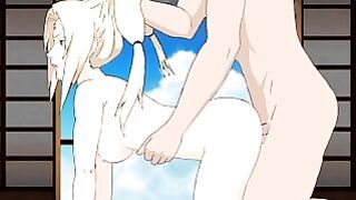 Tsunade Doggy Style Naruto Hentai Animation Sound Commentary