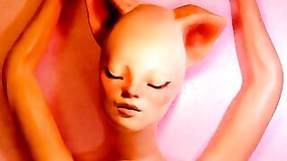 Anime Catgirl Gets Fucked By A Sex Machine, Furry Animation 3D.