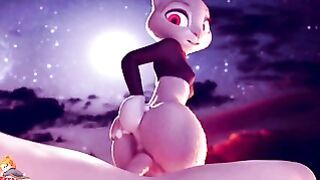 Judy Hopps Oficial Furry Short Hentai Anime Zootopia