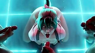 3D Ahegao Compilation
