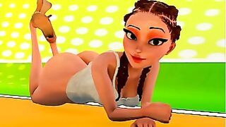 Big Bubble Butt Thick Ass 3D Cartoon Anime Hentai Huge Ebony, PAWG And Latina Booty Compilation