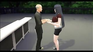 Naruto Cap 10 Hacen Una Fiesta En La Hoguera Luego Hinata Fue Hablar Con El Cantinero Y Se Lo Termina Follando Como Toda