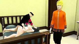 Serie Cap4 Naruto Es Cuentra A Hinata Masturbadose Y Llega Se Uno Y Los Dos Se La Follan Bien Duero Por El Culo Como A Ella
