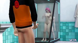 Trailer Naruto Spying On Sakura Having Sex With Sasuke – Fucked Front Husband