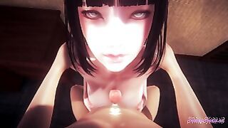 Naruto Hentai 3D – Hinata Titjob, Blowjob & Fucked By A Big Dick
