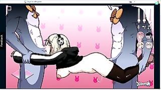 Party Games Furry Scene Viewer – Stuffy Bunny Fiona Scene 2