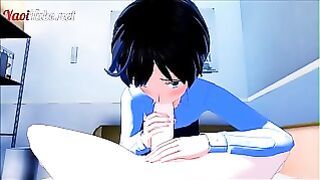 Evangelion Yaoi Hentai 3D – Shinji X Kaworu. Handjob, Blowjob And Bareback And Cums In His Mouth And Ass