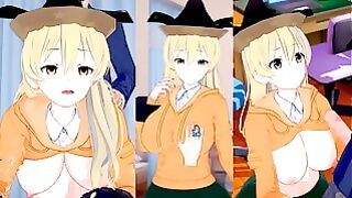 Massaging Her Breasts H 3Dcg Big Tits Anime