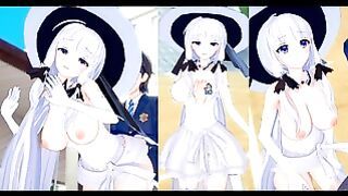 Azur Lane Illustrious Anime 3D