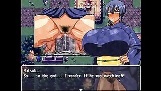 Tanned Girl Natsuki Hentai Game Ep.35 Exhibitionist Peeing Is Making Her Pussy All Wet !