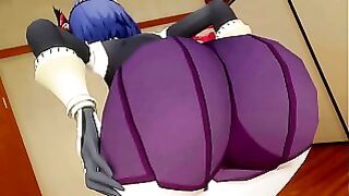 Genshin Impact Kujou Sara Ass Shake
