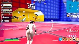 Chun Li Skin Nude Mod Installed Gameplay Fortnite Red Vs Blue Match With Nude Mods