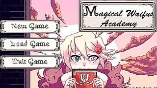 Magical Waifus Academy Hentai Game Pornplay Ep.1 Threesome With Double Titjob Monster Girls