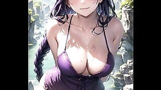 3D Animated Ai Generated Nude On The River With Pussy Masturbation Asmr Sound! Ai Porn