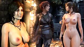 Rise Of The Tomb Raider Nude Game Play Part 18 New 2024 Hot Nude Sexy Lara Nude Version-X Mod
