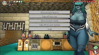 Hornycraft Minecraft Parody Hentai Game Pornplay Ep.32 The Haze Demon Girl Is A Sexy Femdom Striptease