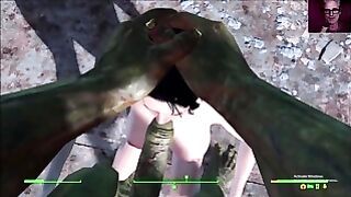 To Big To Deepthroat Hard Rough Angrily Fucked Instead Fallout 4 3D Animated Sex Mod