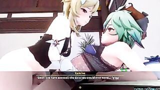Genshin Impact Futa A Night In Mondstadt Happy Futa Accident