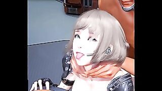 3D Hentai Sexy Boosty Teen Blowjob, Anal Sex With Ahegao Face Uncensored