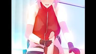 Crossing Lust Part 1 – Sakura Giving A Handjob