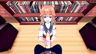 POV Mouth Fucking Takanashi Kiara And Feeding Her Your Cum – Hololive Hentai.