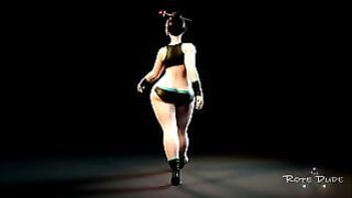 Mei Sexy Walk 3D Animated Clothed Version