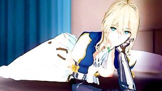 Violet Evergarden Strips For You Uncensored Hentai
