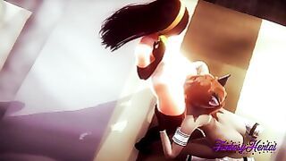Incredibles Hentai 3D – Violette Handjob, Blowjob, Cunnilingus And Fucked – Disney Japanese Manga Anime Porn