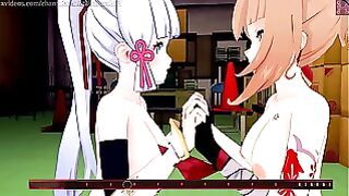Genshin Impact: Fap Hero Normal Level. Eula, Ayaka, Yoimiya, Mona, Fischl, Layla, Faruzan, Dehya, Candace, Nilou,