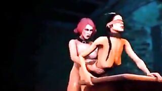 Futanari Girls Cum Inside 3D Hentai