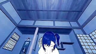 POV Nighttime Sex With Hikage Miyauchi!