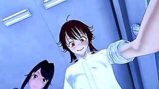 Two Futa Yanderes Saiko And Ayano Banging You Male Taker POV