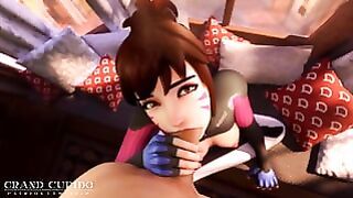 D.va Loving Gentle Blowjob Overwatch 2