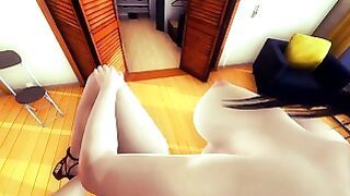 Hinata Fucking Behind Standing