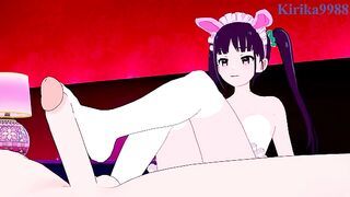 Yumechi and I have intense sex in a love hotel. - Akiba Maid War Hentai