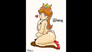 peach rosalina daisy hentai fanart compilacion 2023