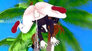 Secretary slut rides cock and squirts 3D Hentai Animation Game