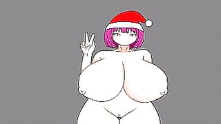 Hentai Merry Christmas Speed Painting &num;27 &lpar;big tits&rpar;