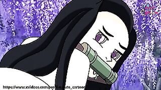 Nezuko has sex with Tanjiro - Demon Slayer - Hentai